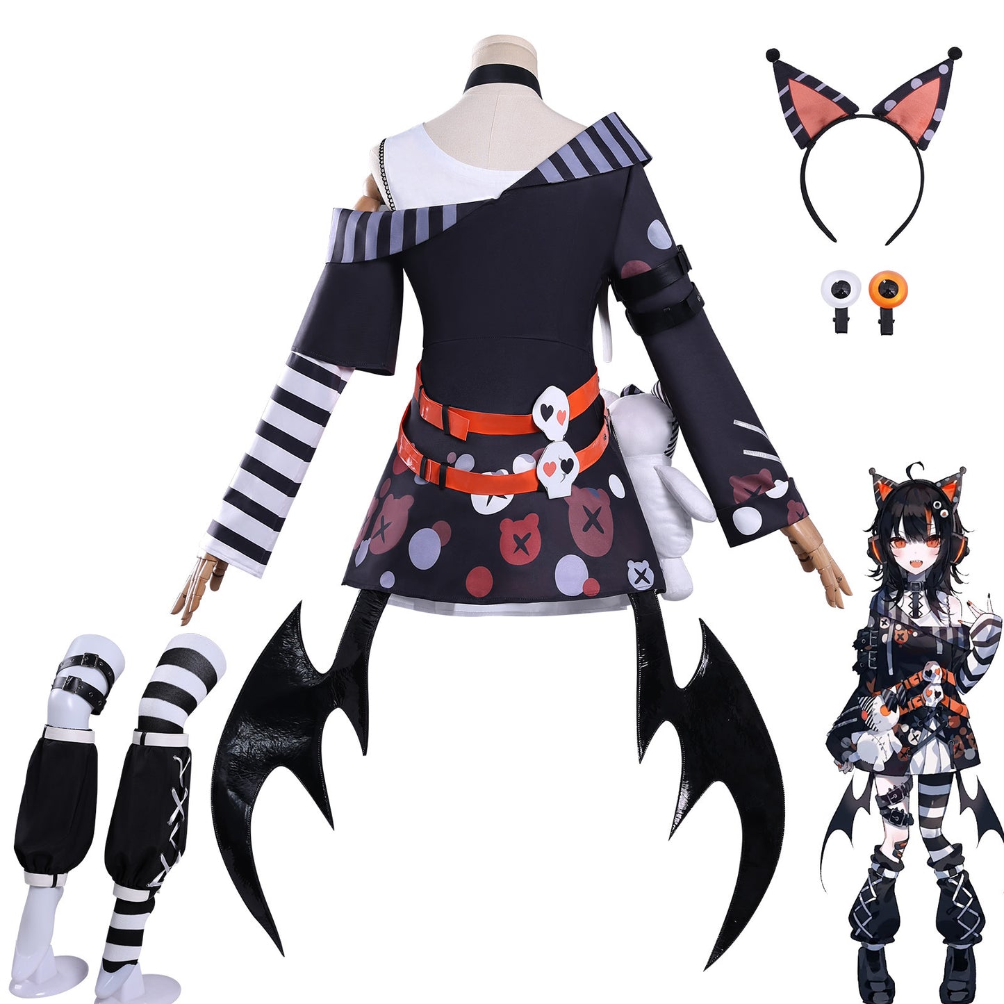 Azuiblc 魔法少女ノ魔女裁判  沢渡ココ コスプレ衣装  まのさば 舞台服　ドレス ワンピース