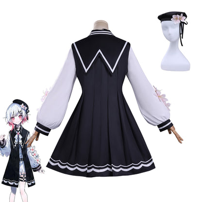 Azuiblc 魔法少女ノ魔女裁判 桜羽 エマ  コスプレ衣装 まのさば 舞台服 ドレス ワンピース
