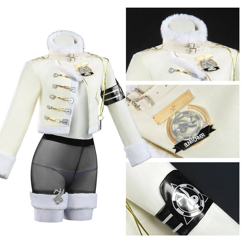 Azuiblc　勝利の女神：NIKKE    ブラン  ホワイトラビット  コスプレ衣装　ニケ　仮装　NIKKE   　コスチューム