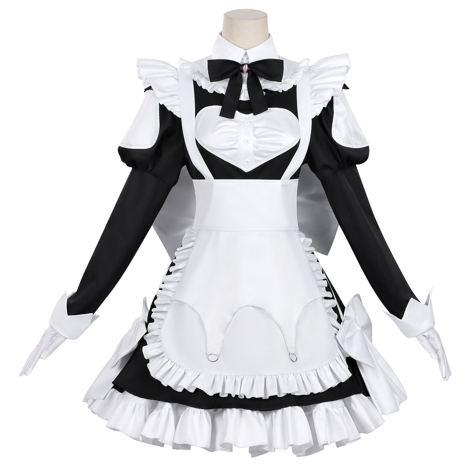 Azuiblc 死亡遊戯で飯を食う ゴーストハウス メイド服 コスプレ 青井