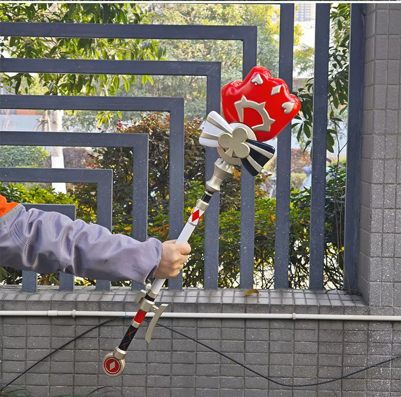Azuiblc　崩壊スターレイル　火花　コスプレ道具　PU樹脂製　 じゃんけん　武器モデル　モチーフ武器　100cm
