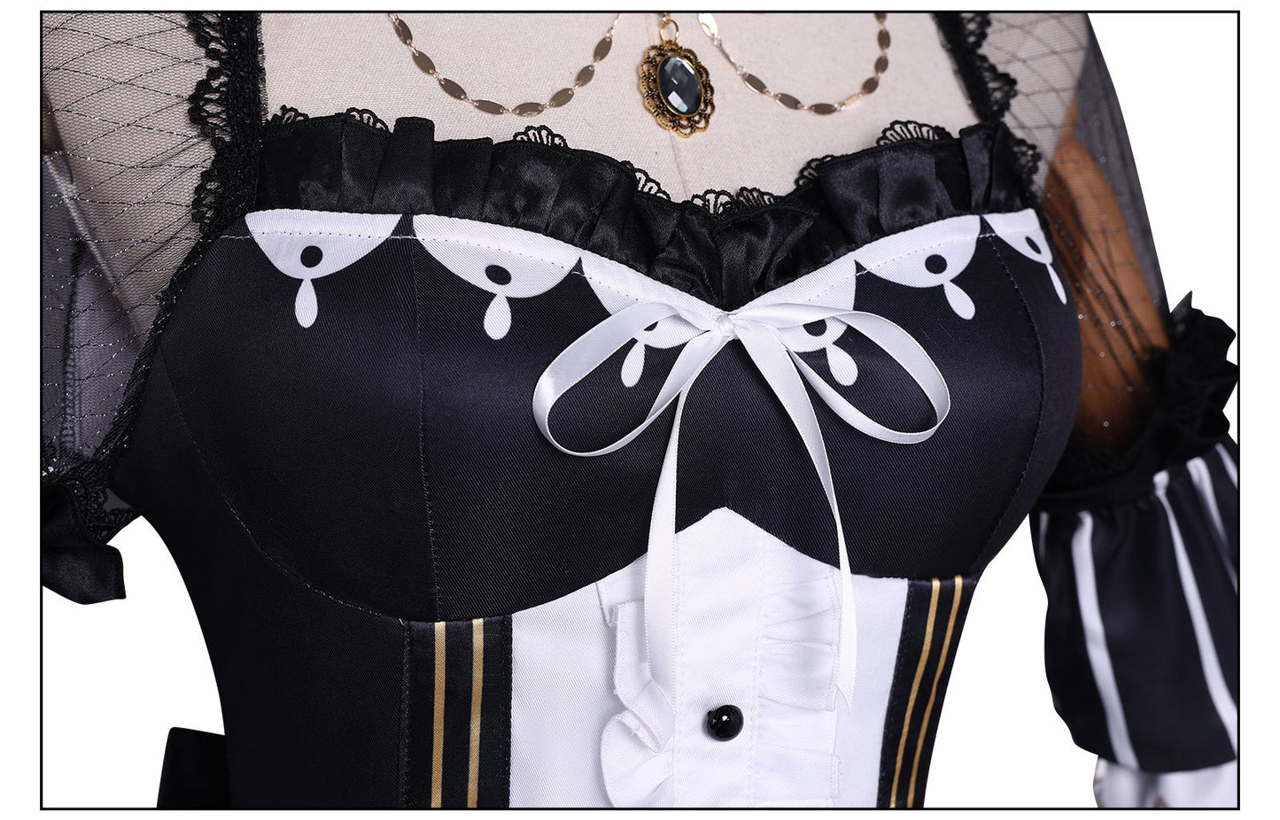 Azuiblc　魔法少女ノ魔女裁判　佐伯 ミリア　コスプレ衣装　まのさば　ドレス　コスチューム　洋服風　ワンピース