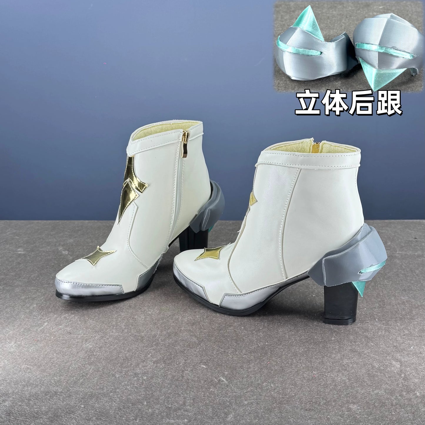 Azuiblc　鳴潮　エイメス　パンプス　シューズ　コスプレ道具　ロングブーツ　9cm　7cm　ブーツ　シューズ