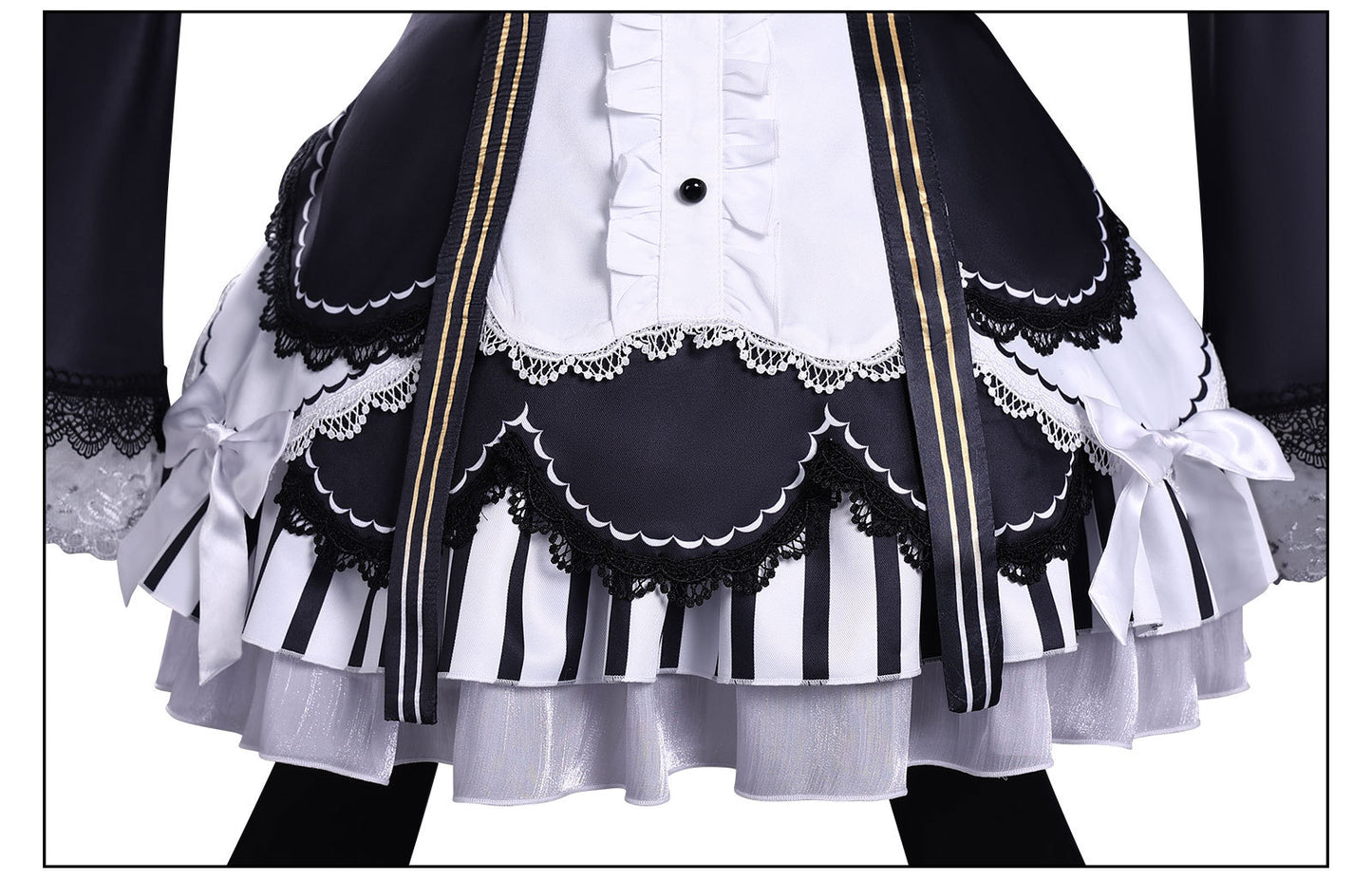 Azuiblc　魔法少女ノ魔女裁判　佐伯 ミリア　コスプレ衣装　まのさば　ドレス　コスチューム　洋服風　ワンピース