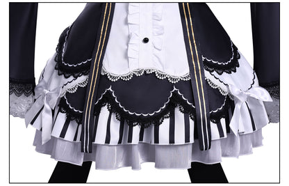 Azuiblc　魔法少女ノ魔女裁判　佐伯 ミリア　コスプレ衣装　まのさば　ドレス　コスチューム　洋服風　ワンピース