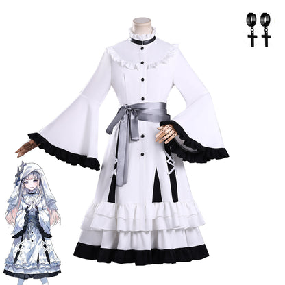 Azuiblc　魔法少女ノ魔女裁判   氷上 メルル 　コスプレ衣装　  まのさば　舞台服　ひかみ メルル 　ドレス　ワンピース