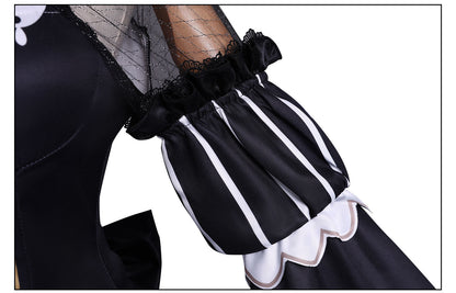 Azuiblc　魔法少女ノ魔女裁判　佐伯 ミリア　コスプレ衣装　まのさば　ドレス　コスチューム　洋服風　ワンピース