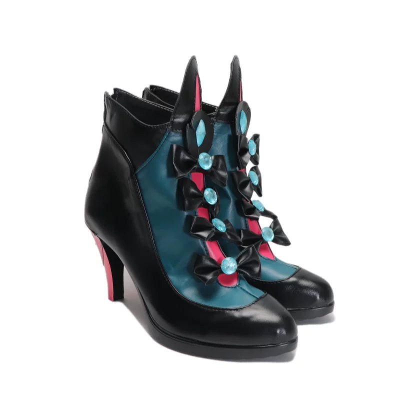 Azuiblc　鳴潮 カルロッタ パンプス　コスプレ道具　シューズ　靴　イベント