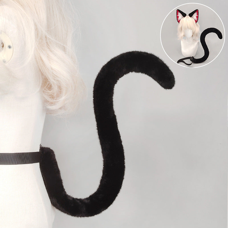 Azuiblc　NTE　ナナリ　コスプレ道具　髪飾　ミント　アクセサリー　ヘアアクセサリー　尻尾 ネバエバ