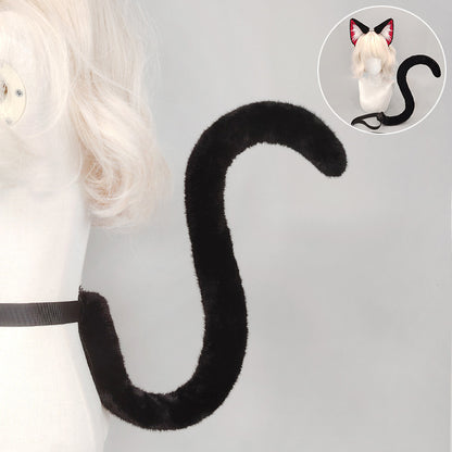 Azuiblc　NTE　ナナリ　コスプレ道具　髪飾　ミント　アクセサリー　ヘアアクセサリー　尻尾 ネバエバ