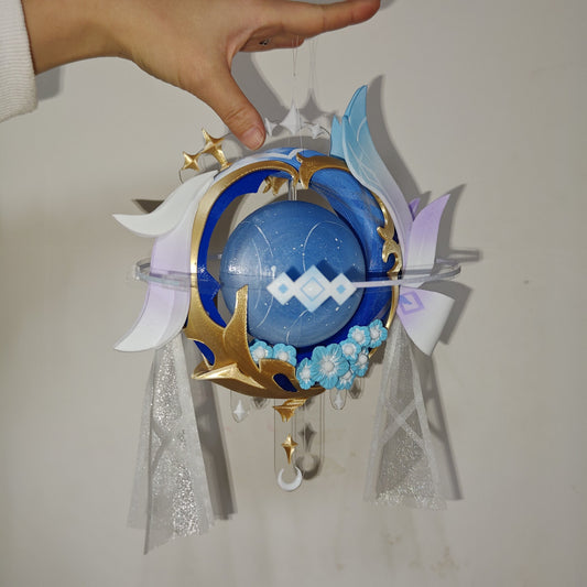 Azuiblc 原神　コロンビー　帳の夜曲　　コスプレ道具　発光可能 法器 PLA＆Petg材質　25*22cm　モチーフ武器