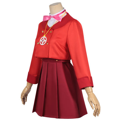 Azuiblc　名探偵プリキュア 小林 みくる コスプレ衣装　ドレス　ワンピース　舞台服