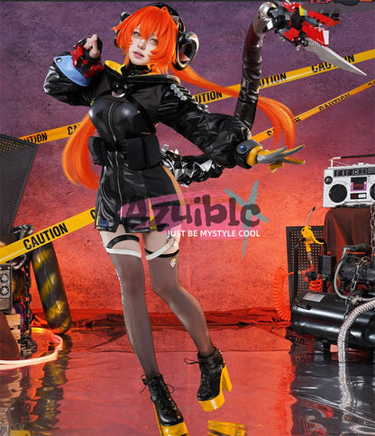 Azuiblc ゼンレスゾーンゼロ  オルペウス　衣装　角＋腕輪贈り　鬼火　尻尾追加　ORPHIE＆MAGUS コスプレ衣装 コスチューム cosplay ゼンゼロ - Azuiblc