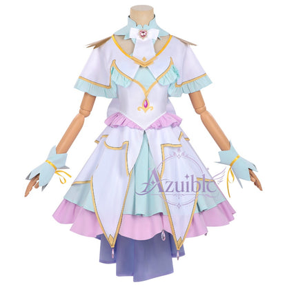Azuiblc 名探偵プリキュア 森亜るるか 光Ver. コスプレ衣装｜プリント簡易版