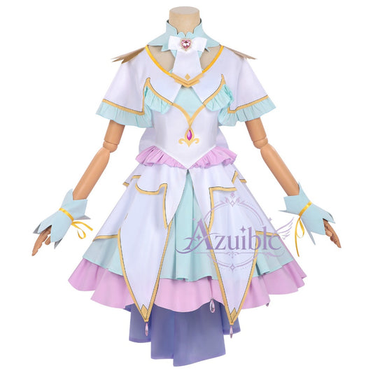 Azuiblc 名探偵プリキュア 森亜るるか 光Ver. コスプレ衣装｜プリント簡易版