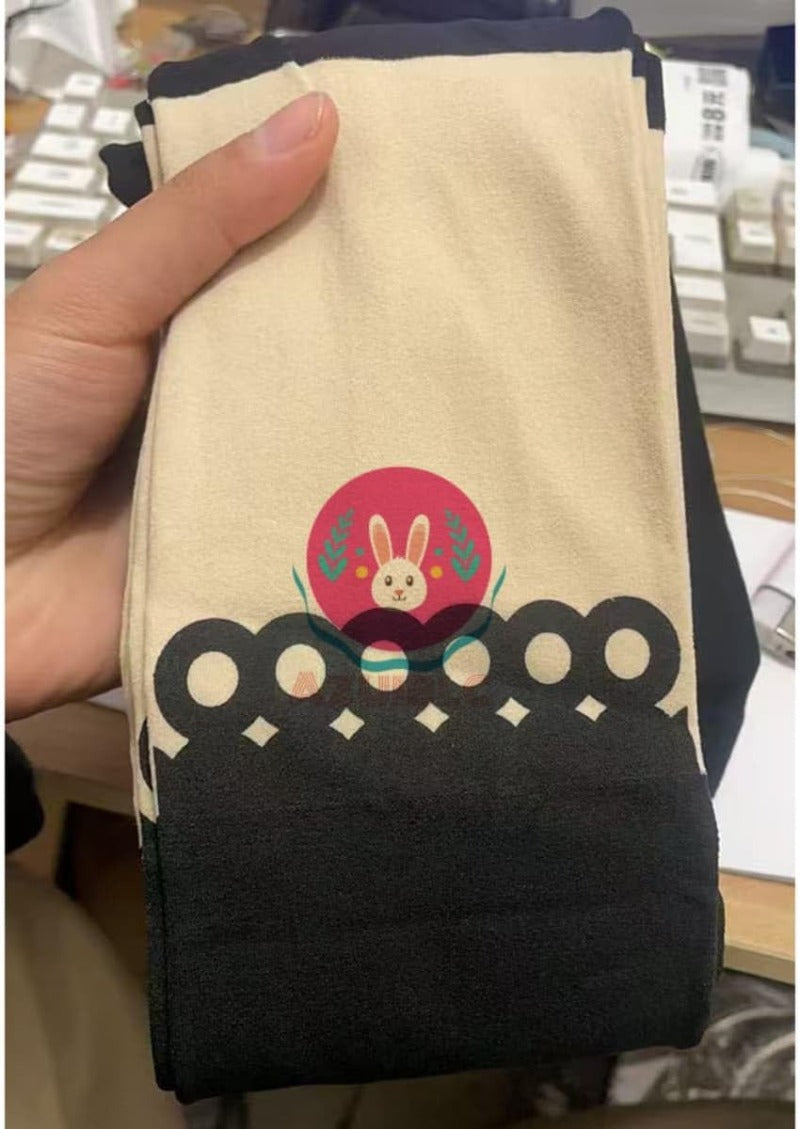 Azuiblc　原神　シグウィン パンティストッキング タイツ ストッキング 白 コスプレ小物 コスプレ グッズ 道具 小物 厚手 JK ロリータ 夏 アニメ 女の子 - Azuiblc