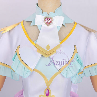 Azuiblc 名探偵プリキュア 森亜るるか 光Ver. コスプレ衣装｜プリント簡易版