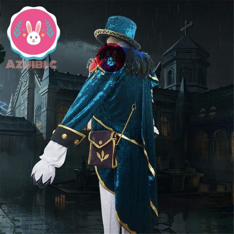 Azuiblc   第五人格 アマツバメ ハンサム  曲芸師風 マイク  イケメン 男女兼用 仮装 変装 コスプレ衣装 コスチューム クリスマスプレゼント ハロイン - Azuiblc