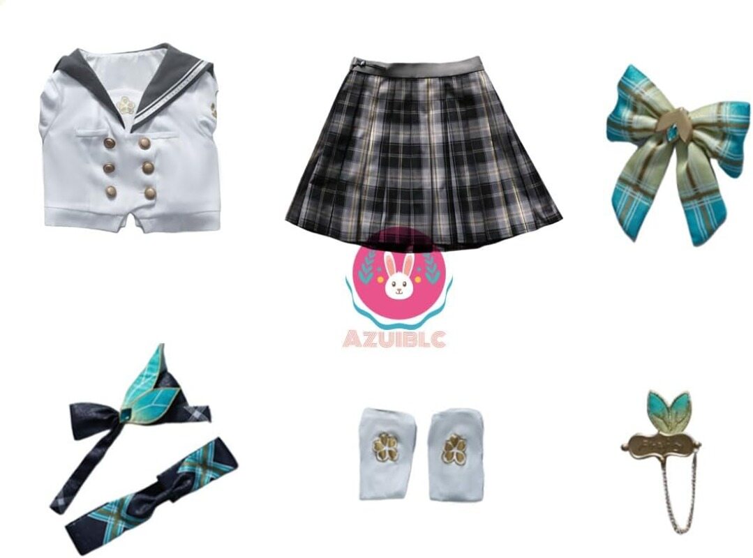 Azuiblc　崩壊 スターレイル ホタル 春の贈り物 セーラー服 コスプレ衣装 JK 可愛い コスチューム コスプレ グッズ おしゃれ アニメ cosplay - Azuiblc