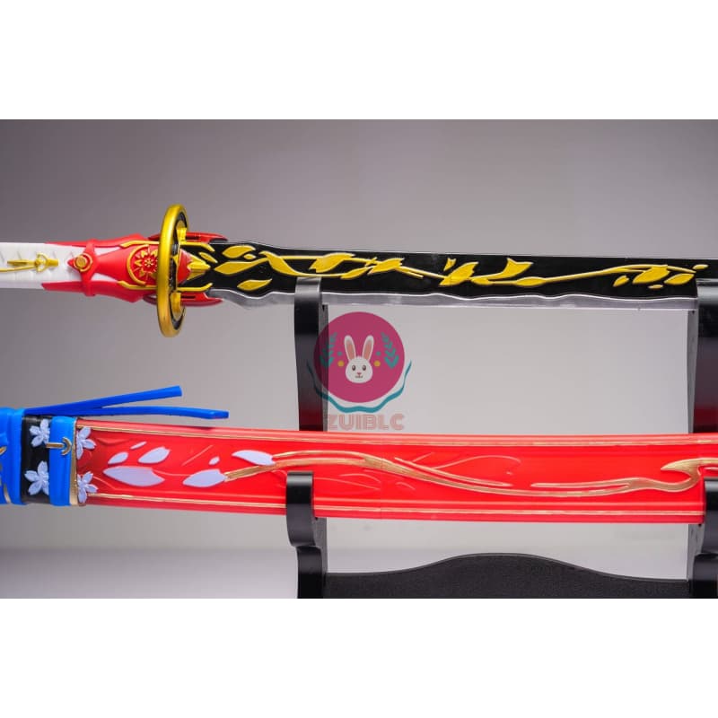 鳴潮 緋雪(ひゆき) 日本刀 コスプレ道具 130cm 鞘付き 太刀 PLA製 3D