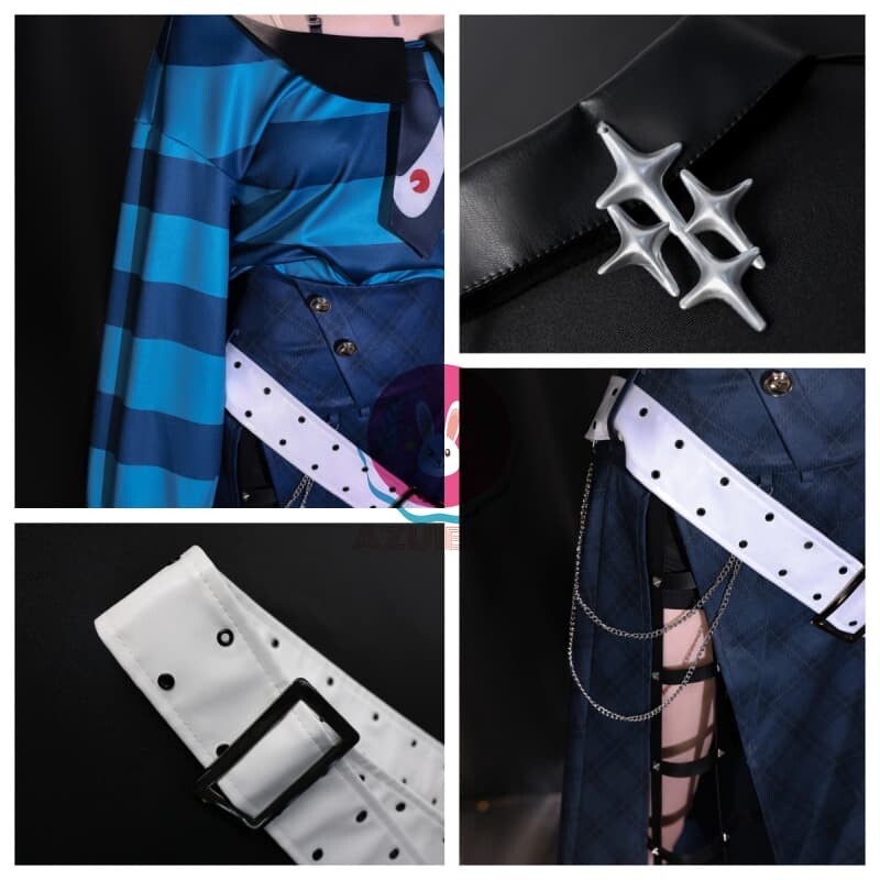 Azuiblc ゼンゼロフェス 2025 星見雅 コスプレ 衣装 ゼンゼロ FES ロック風 ファンク風 ゼンレスゾーンゼロ cosplay - Azuiblc