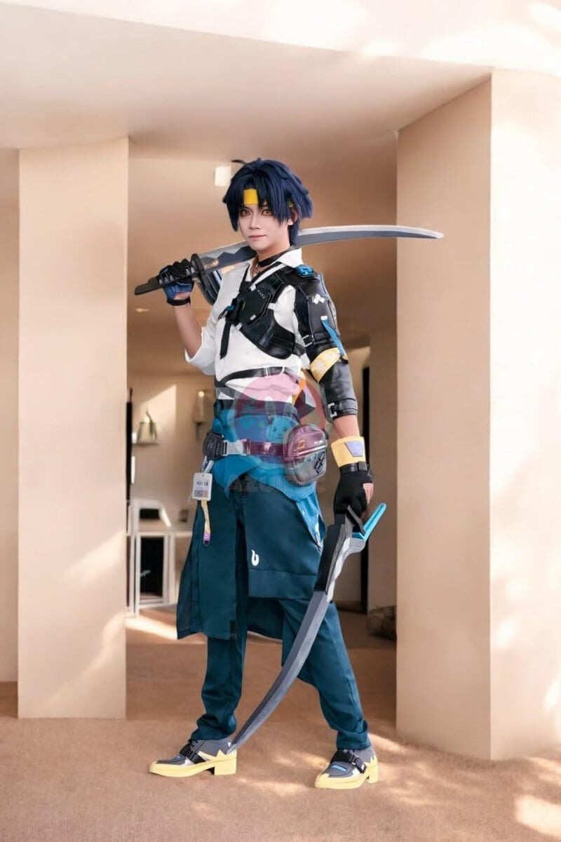 Azuiblc ゼンゼロ 浅羽悠真 コスチュームセット 　コスプレ衣装  ZZZ　おしゃれ グッズ おしゃれ アニメ cosplay Azuiblc