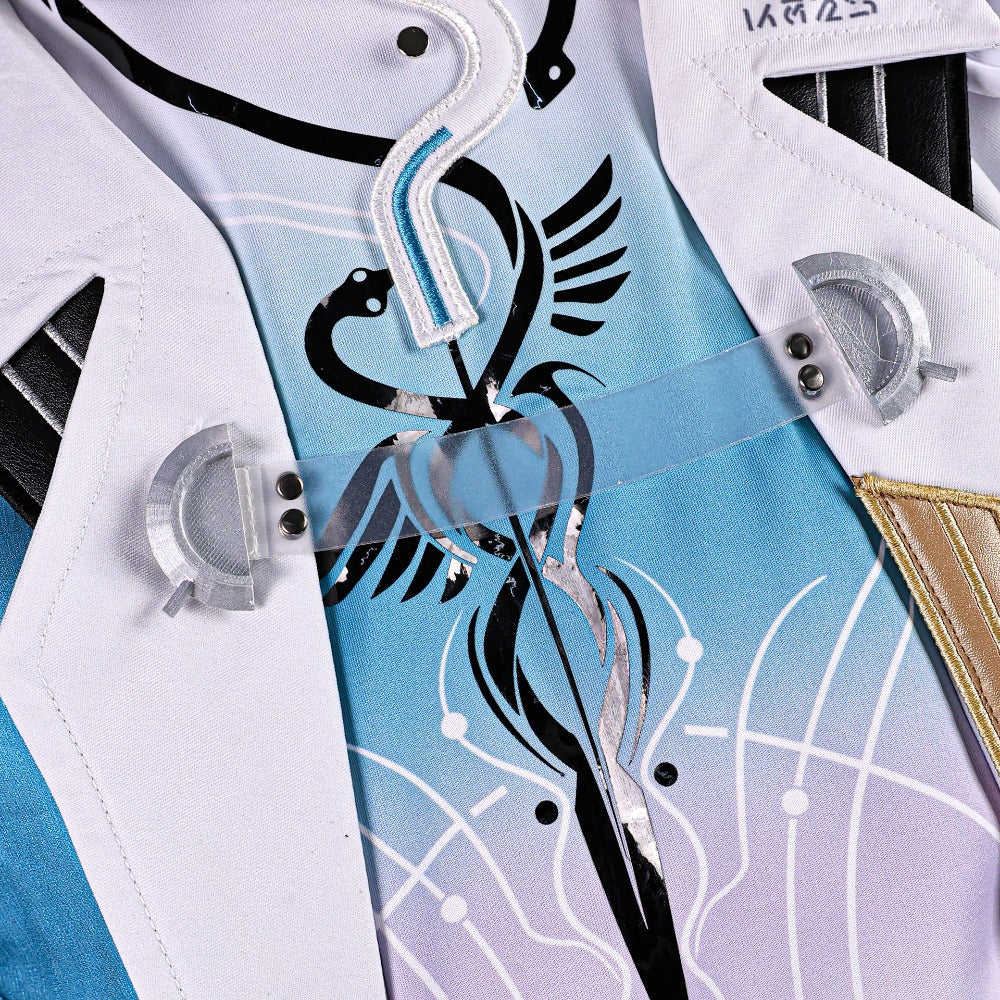 Azuiblc 鳴潮 リューク・ヘルセン コスプレ　仮装　舞台服　３d樹脂製パーツ　Luuk Herssen ウィッグ＋モチーフ武器追加対応