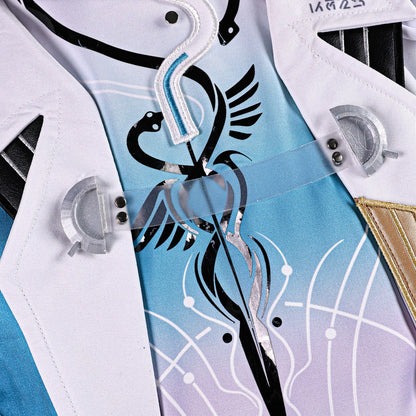 Azuiblc 鳴潮 リューク・ヘルセン コスプレ　仮装　舞台服　３d樹脂製パーツ　Luuk Herssen ウィッグ＋モチーフ武器追加対応