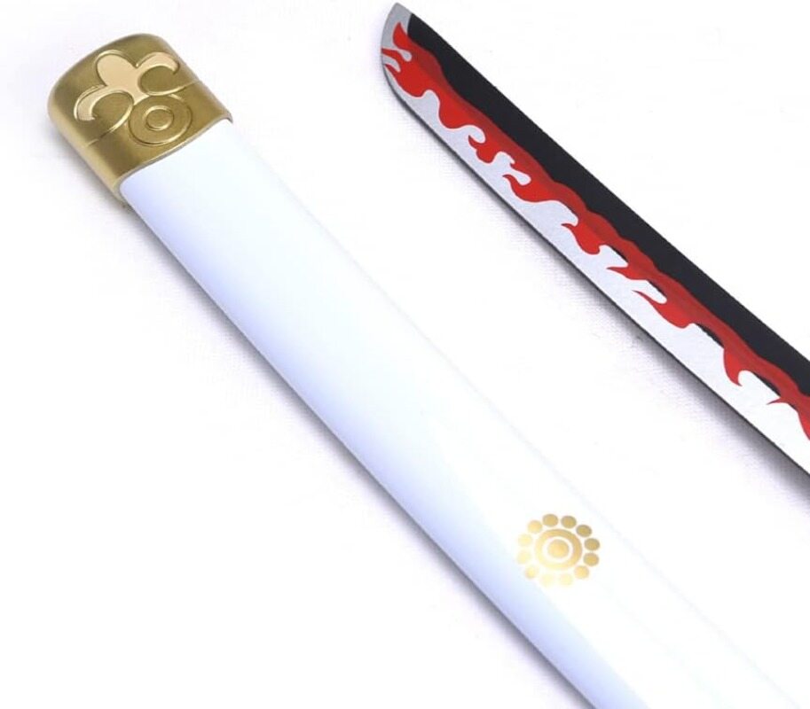 Azuiblc ロロノア・ゾロ 桃の助 光月おでん 閻魔 天羽々斬 103cm 木製 刀 剣 武器 コスプレ道具 Cosplay 模造刀 模擬刀 道具 コスプレグッズ Azd20 - Azuiblc