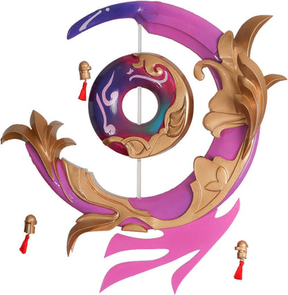 Azuiblc 原神 不滅の月華 法器 コスプレ道具  PVC製 刀 剣 武器 珊瑚宮心海 げんしん Cosplay コスチューム 道具 コスプレグッズ 35*37cm グッズ コスプレ小物 - Azuiblc