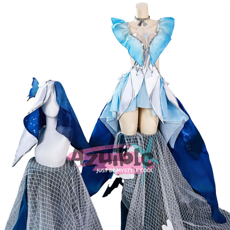 Azuiblc　鳴潮　ショアキーパー 　ワンピース　黒海岸　コスプレ衣装　Shorekeeper　礼服　イベント　Azf17 - Azuiblc