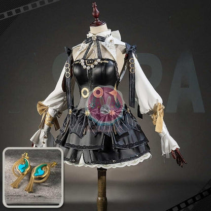 Azuiblc　ゼンゼロ ZZZ　アストラ・ヤオ シャンデリアの下で 新衣装 歌姫 　コスプレ衣装 舞台服 3Dプリントアクセサリー コスチュームセット おしゃれ グッズ おしゃれ アニメ cosplay - Azuiblc