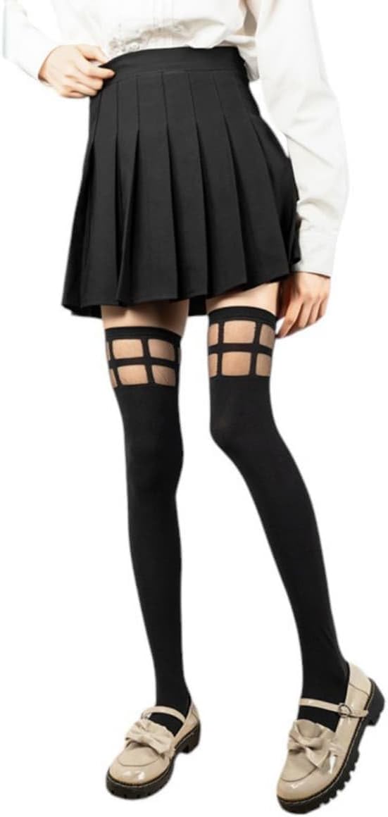 Azuiblc　原神　シグウィン パンティストッキング タイツ ストッキング 白 コスプレ小物 コスプレ グッズ 道具 小物 厚手 JK ロリータ 夏 アニメ 女の子 - Azuiblc