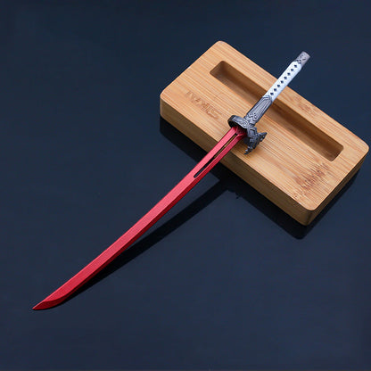 Azuiblc  崩壊スターレイル ミニチュア　22cm　ダイキャスト製　アクセサリー　武器ファン　武器モデル　mini武器　 - Azuiblc