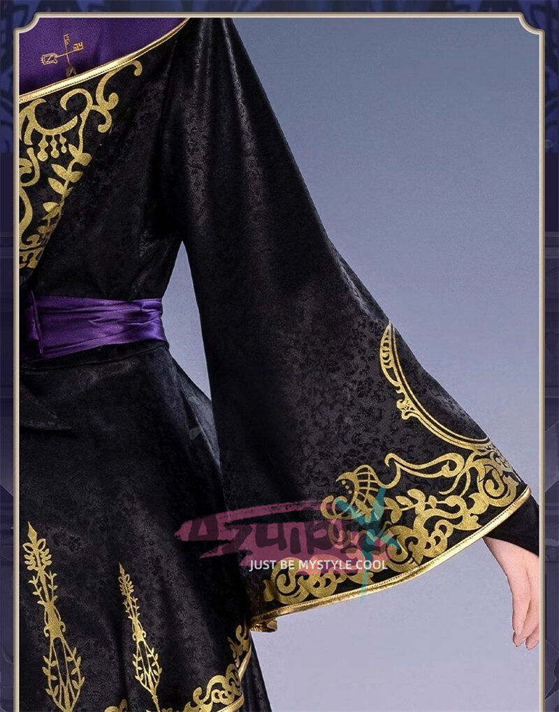 Azuiblc　ツイステッドワンダーランド レオナ/エース/イデア 制服コスプレ　光沢サテン生地+3D樹脂アクセ 暗紋模様入り 柔軟仕様 - Azuiblc