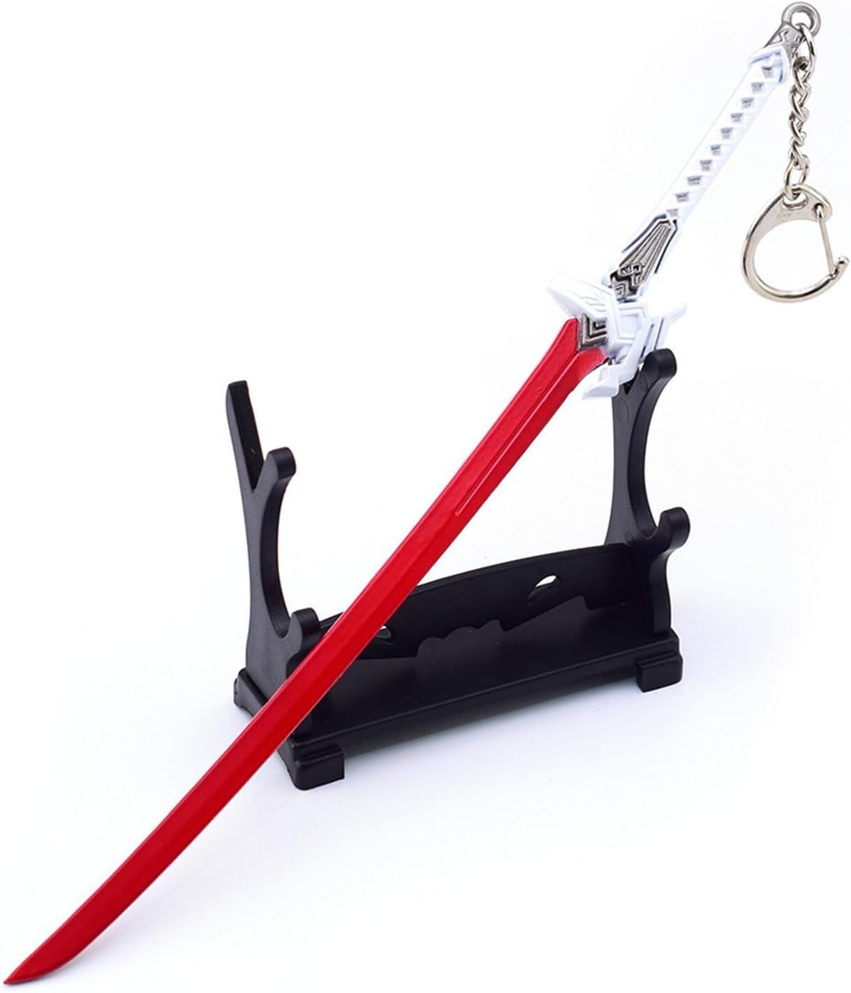 Azuiblc  崩壊 スターレイル キーホルダー 刃 じん ミニ武器 22cm グッズ 唐風剣 刀剣 刀置き贈り  合金 おしゃれ  置き物 武器 おもちゃ ミニチュア インテリア 萌えグッズ - Azuiblc