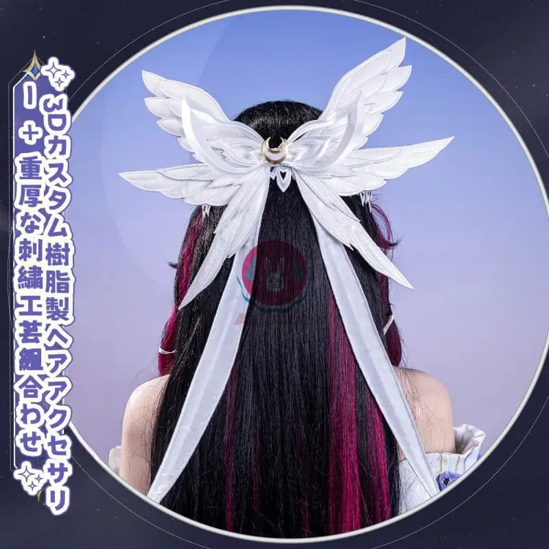 AZUIBLC 原神 少女 コロンビーナ コスプレ コスプレ衣装 クータル 月の少女 ファデュイ執行官 コスチュームセット Azuiblc