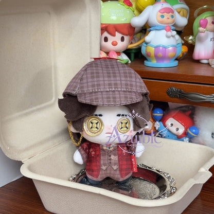 Azuiblc　Identity V 第五人格 小説家 オルフェウス Orpheus ホームズ 10cm ぬいぐるみ｜帽子着脱可