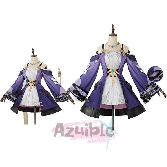 Azuiblc  崩壊スターレイル キュレネ  コスプレ衣装　Cyrene　紫色　ワンピース　イベント　オンパロス　Azy003 Azuiblc