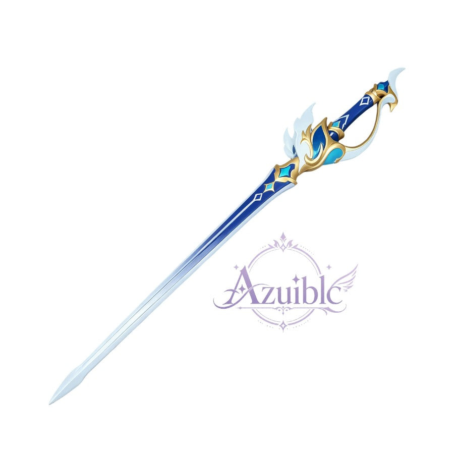 Azuiblc 原神 オデット コスプレ道具 剣｜武器 PU製 撮影用 小道具 Genshin Impact