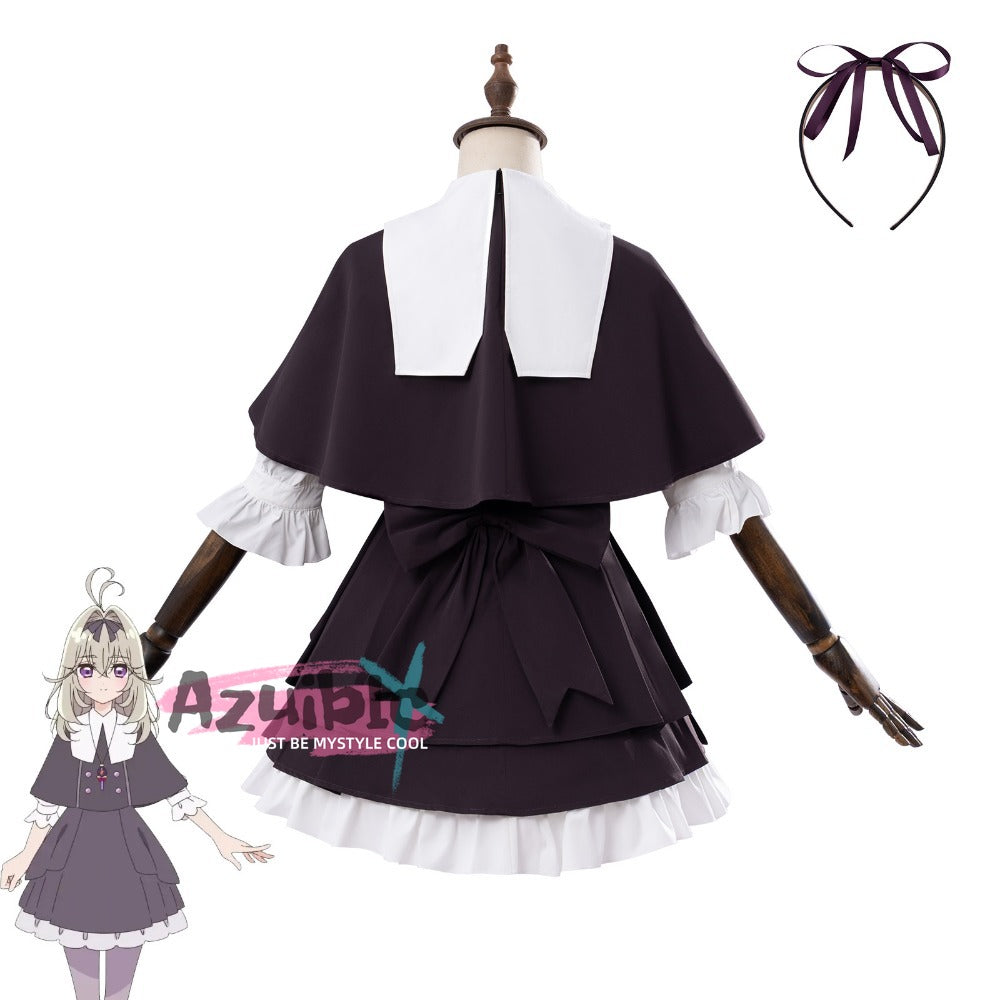 Azuiblc　名探偵プリキュア！ たんプリ  森亜 るるか 　コスプレ　キュアアルカナ・シャドウ コスプレ衣装　ワンピース　日常服