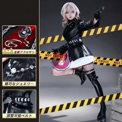 【Azuiblc】スターレイル 朽葉 くちば コスプレ衣装 手枷付き 金属肩章 コスプレ 治安官 コスチュームセット cosplay