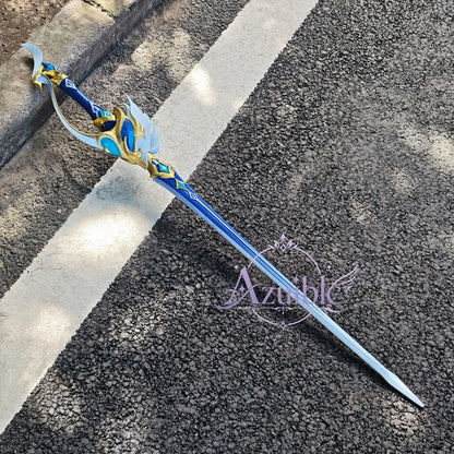 Azuiblc 原神 オデット コスプレ道具 剣｜武器 PU製 撮影用 小道具 Genshin Impact