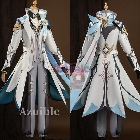 Azuiblc　原神 空・蛍 新たなる天地 コスプレ衣装　仮装　発光可能　イベント　舞台服　3d樹脂パーツ