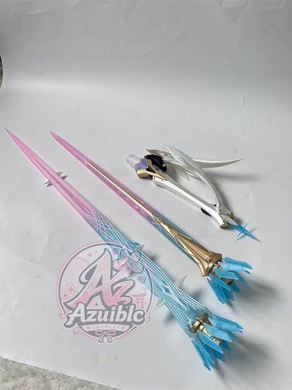 【Azuiblc】鳴潮 エイメス 片手剣「とこしえの明星」110cm/130cm モチーフ武器 コスプレ道具 PLA製 レプリカ 武器モデル イベント・撮影用 Wuthering Waves