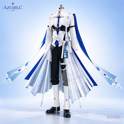 Azuiblc  アークナイツ×P3R 結城理 コスプレ衣装｜6層プリーツトレーン