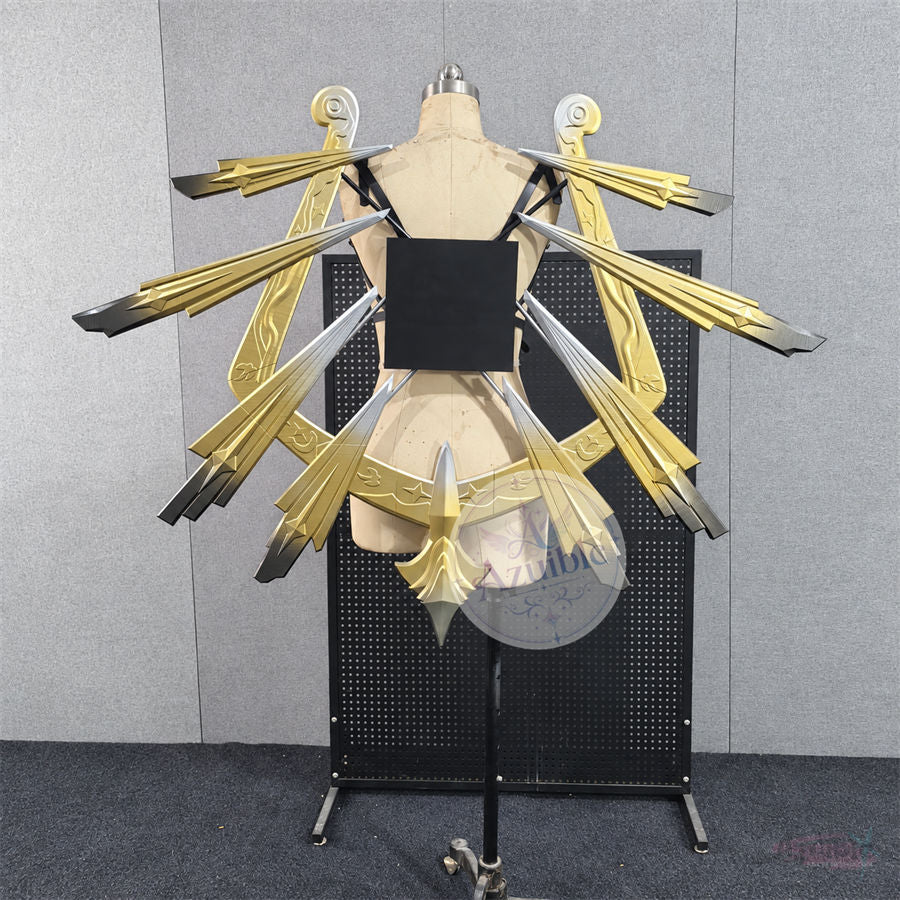 Azuiblc アークナイツ×P3R 結城理 コスプレ武器・翼・天使の輪｜PLA製