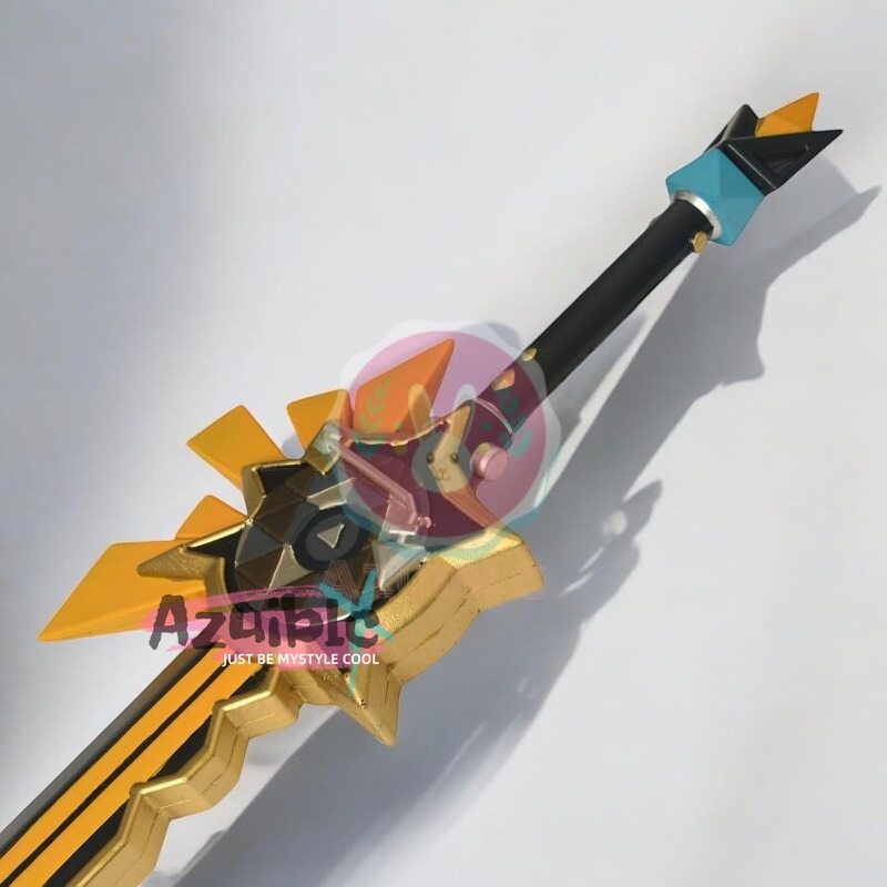 Azuiblc 原神 岩峰を巡る歌 シロネン 片手剣 102CM 武器 PU製 剣 刀