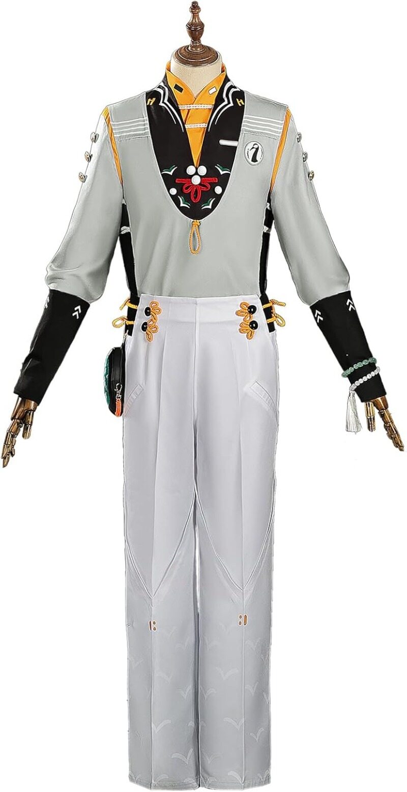 Azuiblc ゼンゼロ  蒼穹に響く鶴鳴 中華風  コスプレ衣装 アキラ コスチュームセット おしゃれ グッズ おしゃれ アニメ cosplay - Azuiblc