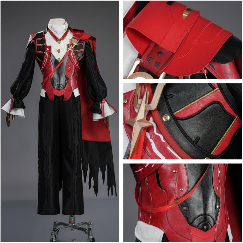 Azuiblc　鳴潮　クリストフォロ コスプレ衣装 仮面付き ハット付き 残星組織 紳士 コスプレ コスチュームセット - Azuiblc